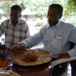 Berhanu's daily food. We witnessed to a young seeker over lunch Berhanu's daily food. We witnessed to a young seeker over lunch